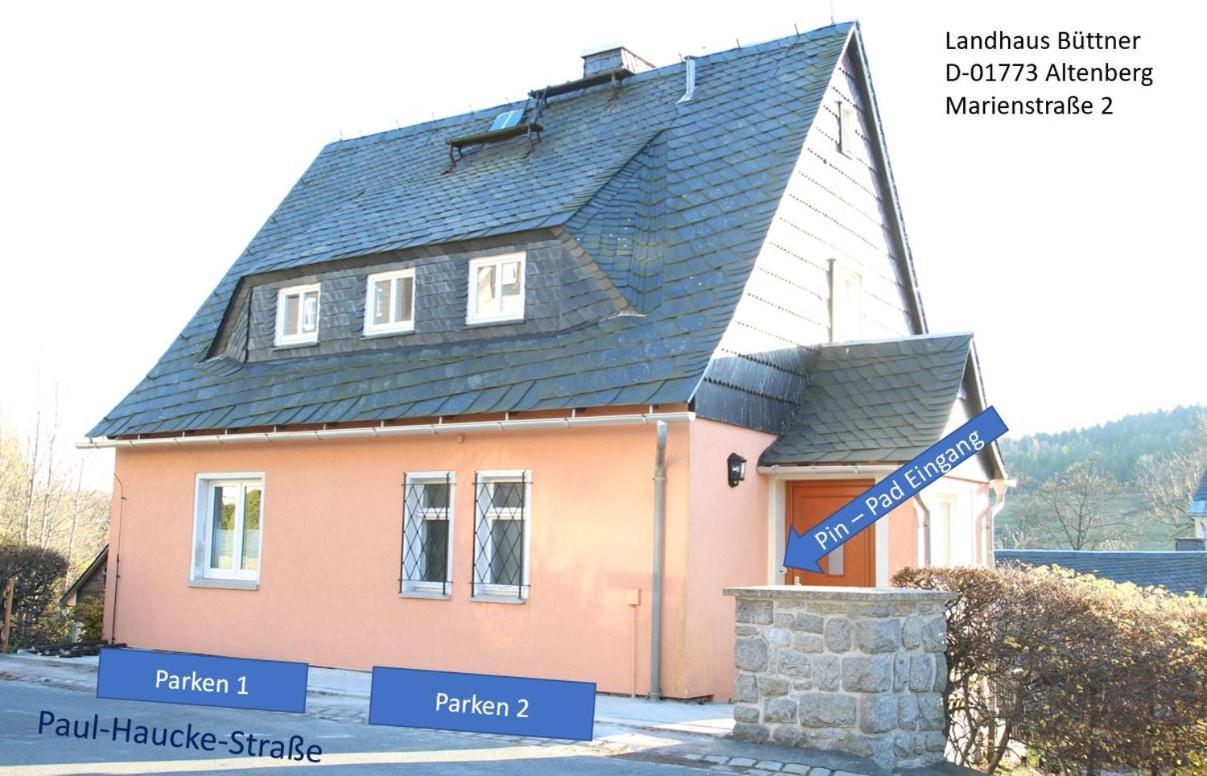Landhaus Buettner Altenberg Eksteriør bilde